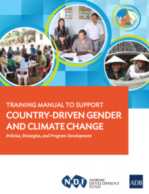 Training Manual to Support Country-Driven Gender and Climate Change Cover