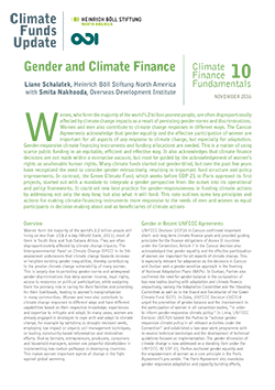 Gender and Climate Finance Cover