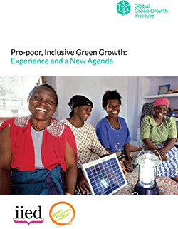 Pro-poor, Inclusive Green Growth:  Experience and a New Agenda Cover