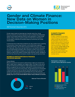 Gender And Climate Finance Cover